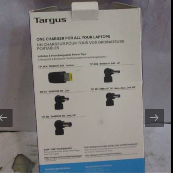 TARGUS 90W Universal Laptop Charger - Picture 3 of 4